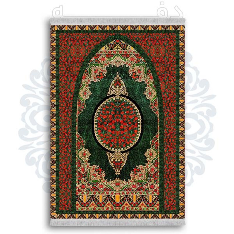 فرشینه از جنس پارچه هازان مخمل ترک طرح سجاده برند دفه کد DSJ 98