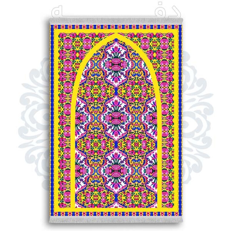 فرشینه از جنس پارچه هازان مخمل ترک طرح سجاده برند دفه کد DSJ 100