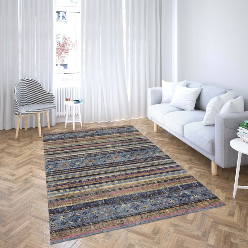 روفرشی کشدار پارچه هازان مخمل تُرک طرح سنتی و مدرن برند دفه کد ULNGG 111457453