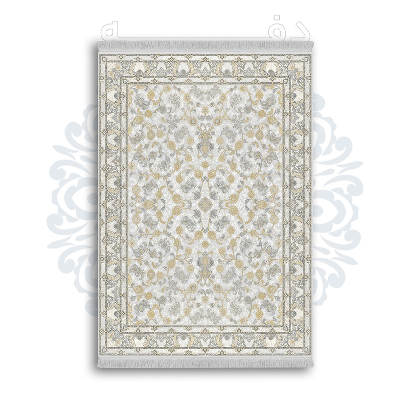 *جدید* فرشینه از جنس پارچه شانل مخمل ترک طرح فانتزی برند دفه کد 44