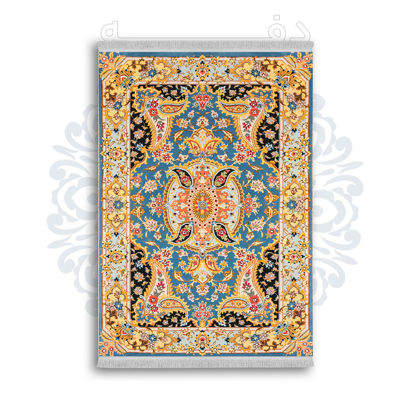 *جدید* فرشینه از جنس پارچه شانل مخمل ترک طرح فانتزی برند دفه کد 542