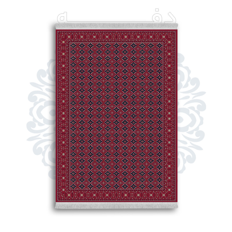 *جدید* فرشینه از جنس پارچه شانل مخمل ترک طرح فانتزی برند دفه کد 599