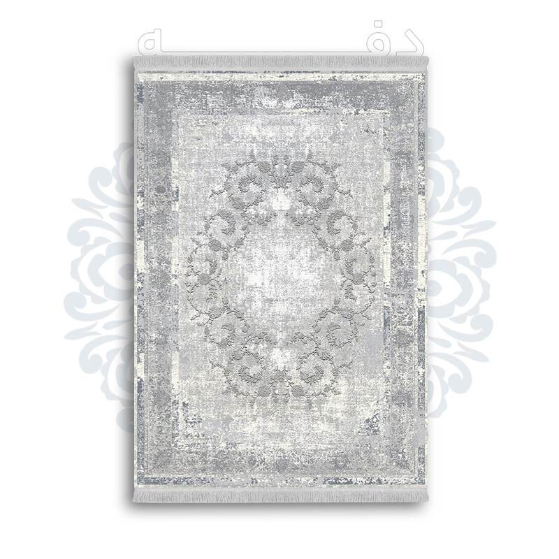 *جدید* فرشینه از جنس پارچه شانل مخمل ترک طرح فانتزی برند دفه کد 672