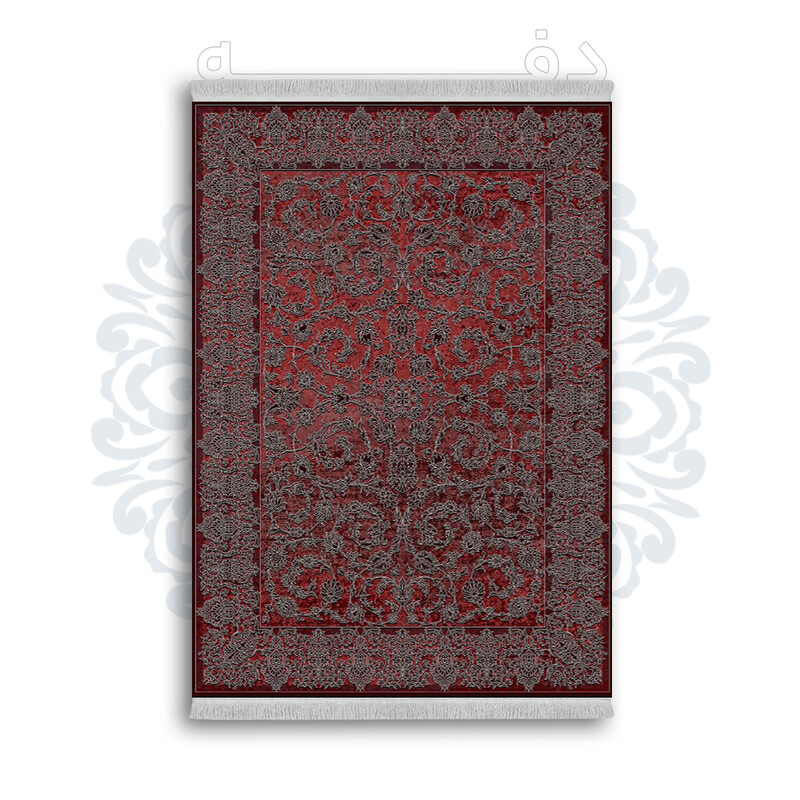 *جدید* فرشینه از جنس پارچه شانل مخمل ترک طرح فانتزی برند دفه کد 895