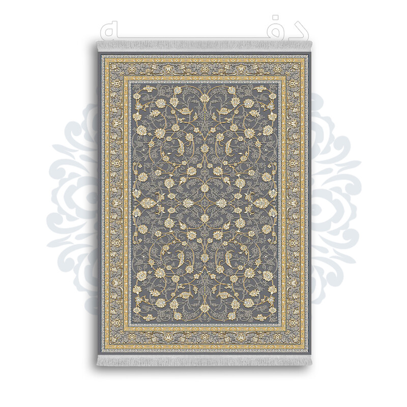 *جدید* فرشینه از جنس پارچه شانل مخمل ترک طرح فانتزی برند دفه کد 1024