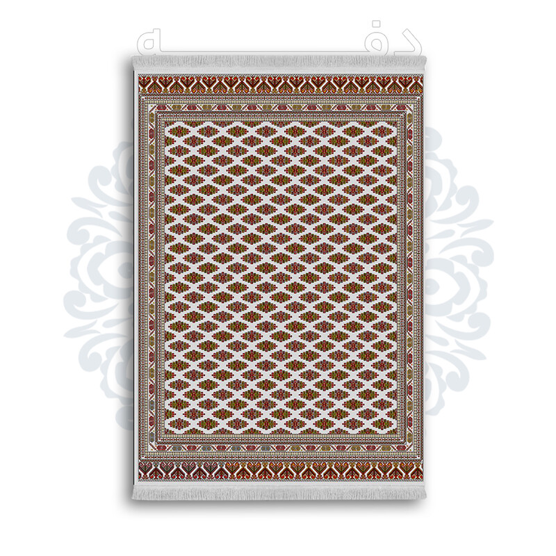 *جدید* فرشینه از جنس پارچه شانل مخمل ترک طرح فانتزی برند دفه کد 1200
