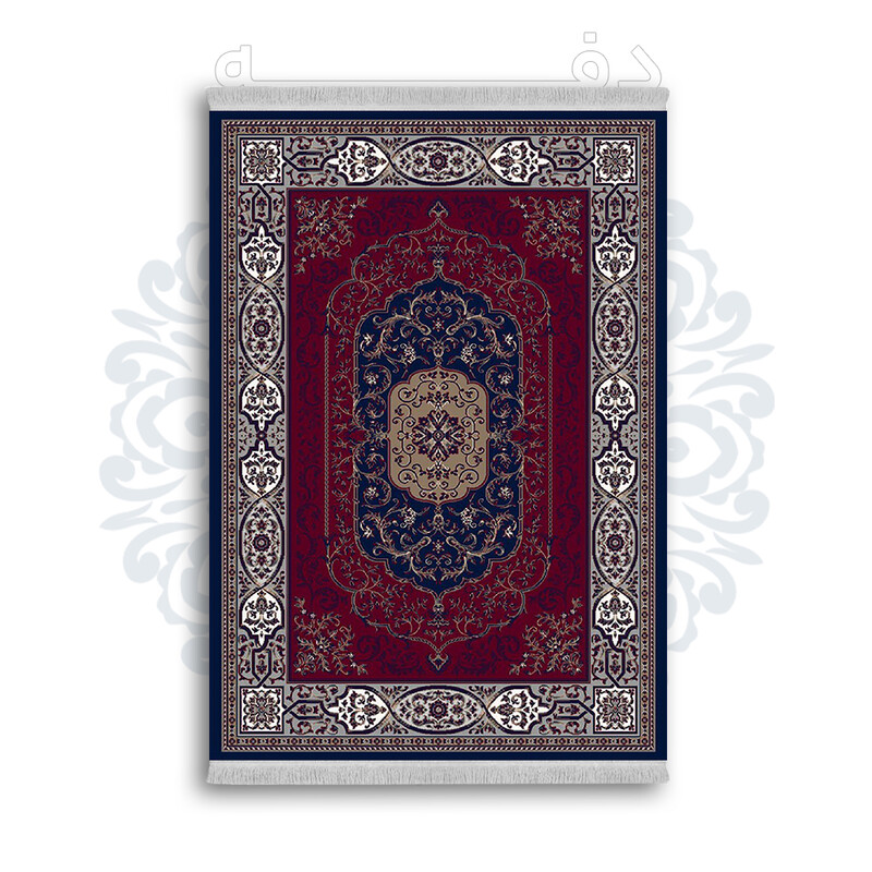 *جدید* فرشینه از جنس پارچه شانل مخمل ترک طرح فانتزی برند دفه کد 1240