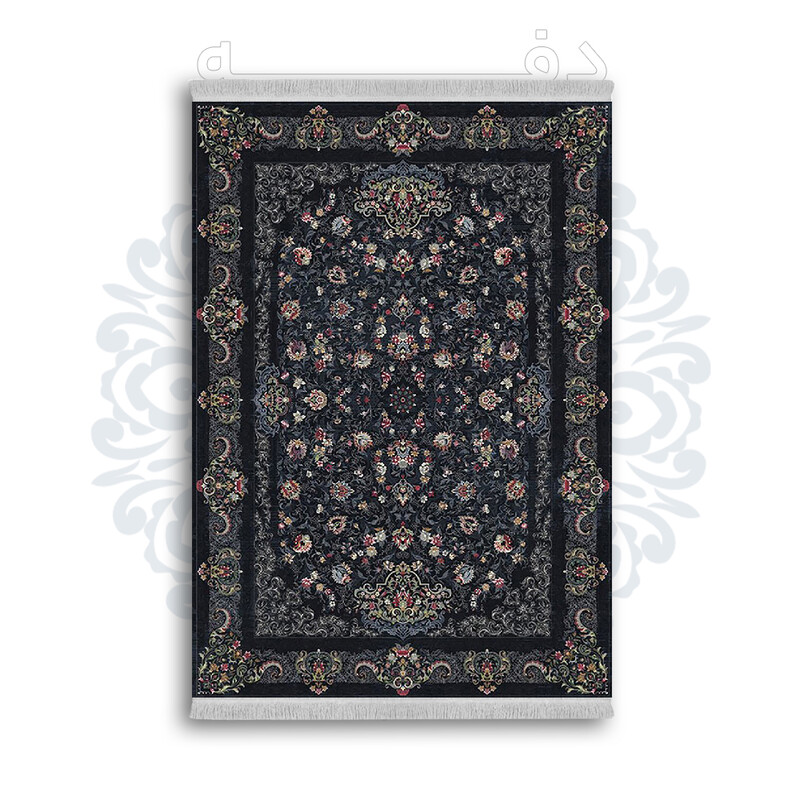 *جدید* فرشینه از جنس پارچه شانل مخمل ترک طرح فانتزی برند دفه کد 1454