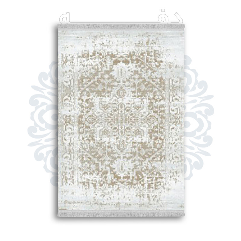 *جدید* فرشینه از جنس پارچه شانل مخمل ترک طرح فانتزی برند دفه کد 1649