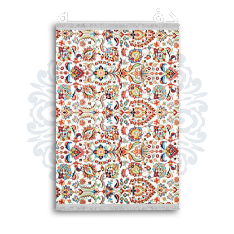 *جدید* فرشینه از جنس پارچه شانل مخمل ترک طرح فانتزی برند دفه کد 1676