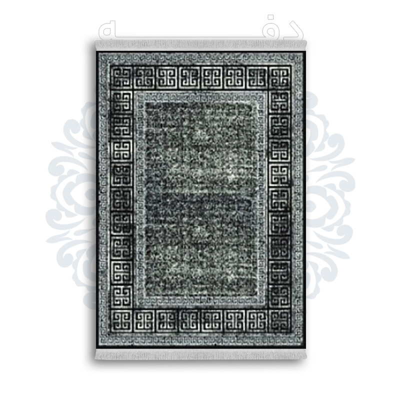 *جدید* فرشینه از جنس پارچه شانل مخمل ترک طرح فانتزی برند دفه کد 1700