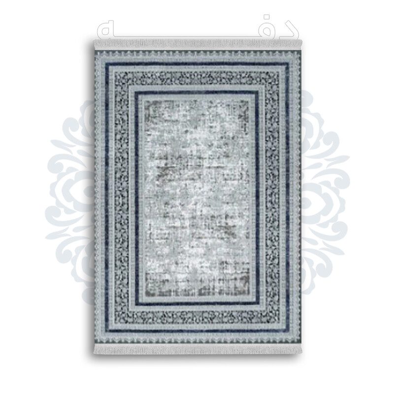 *جدید* فرشینه از جنس پارچه شانل مخمل ترک طرح فانتزی برند دفه کد 1724