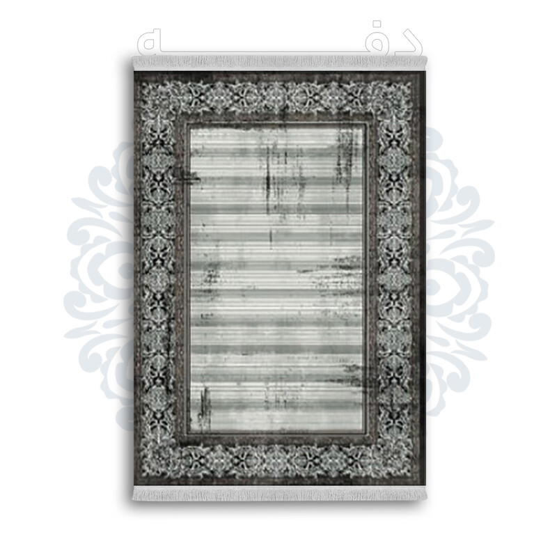 *جدید* فرشینه از جنس پارچه شانل مخمل ترک طرح فانتزی برند دفه کد 1732