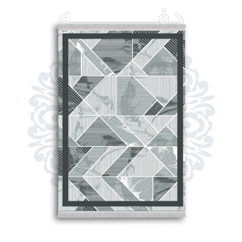 *جدید* فرشینه از جنس پارچه شانل مخمل ترک طرح فانتزی برند دفه کد 1747
