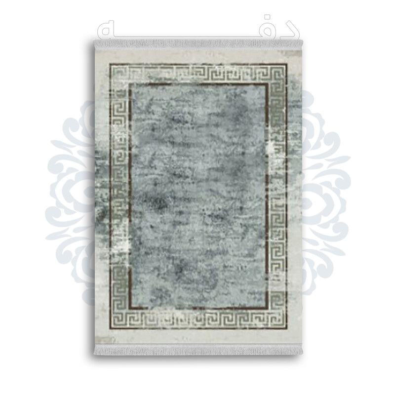 *جدید* فرشینه از جنس پارچه شانل مخمل ترک طرح فانتزی برند دفه کد 1754