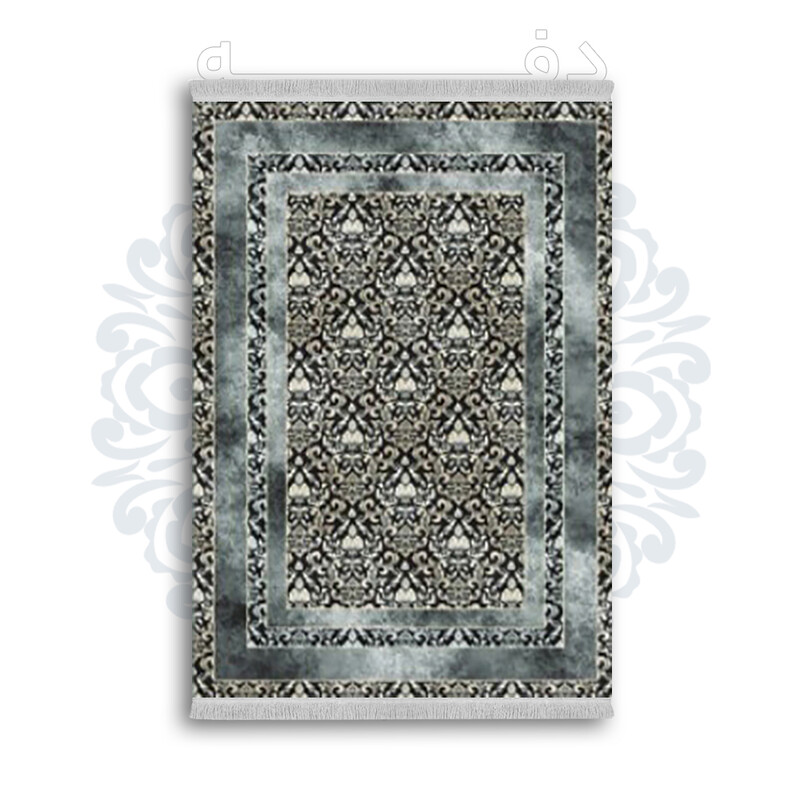 *جدید* فرشینه از جنس پارچه شانل مخمل ترک طرح فانتزی برند دفه کد 1759
