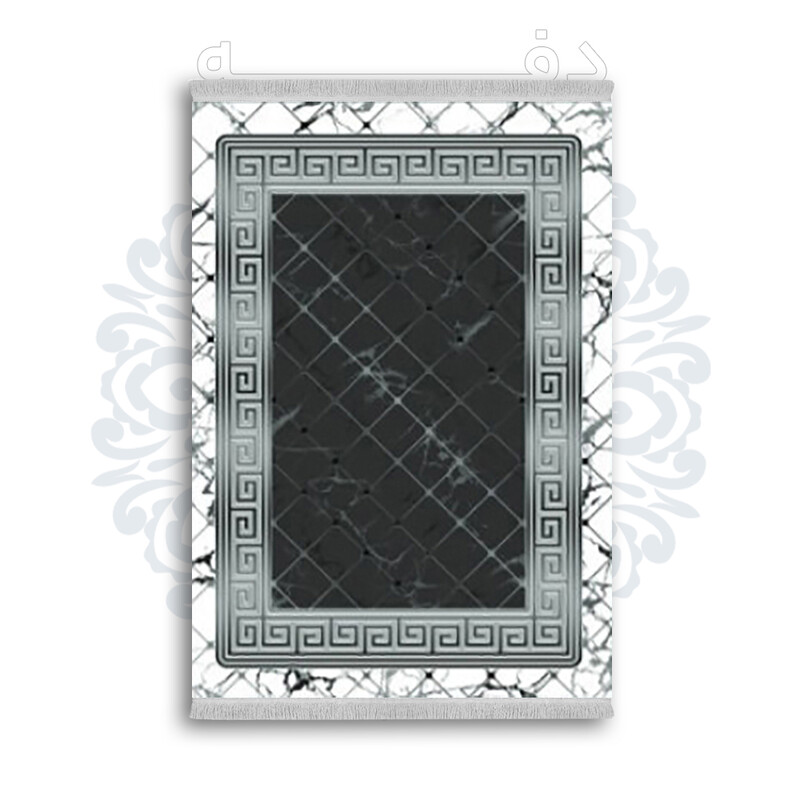 *جدید* فرشینه از جنس پارچه شانل مخمل ترک طرح فانتزی برند دفه کد 1763