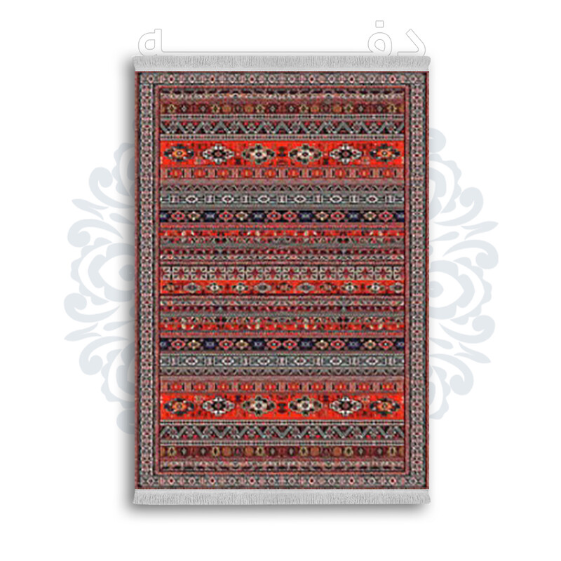 *جدید* فرشینه از جنس پارچه شانل مخمل ترک طرح فانتزی برند دفه کد 1807