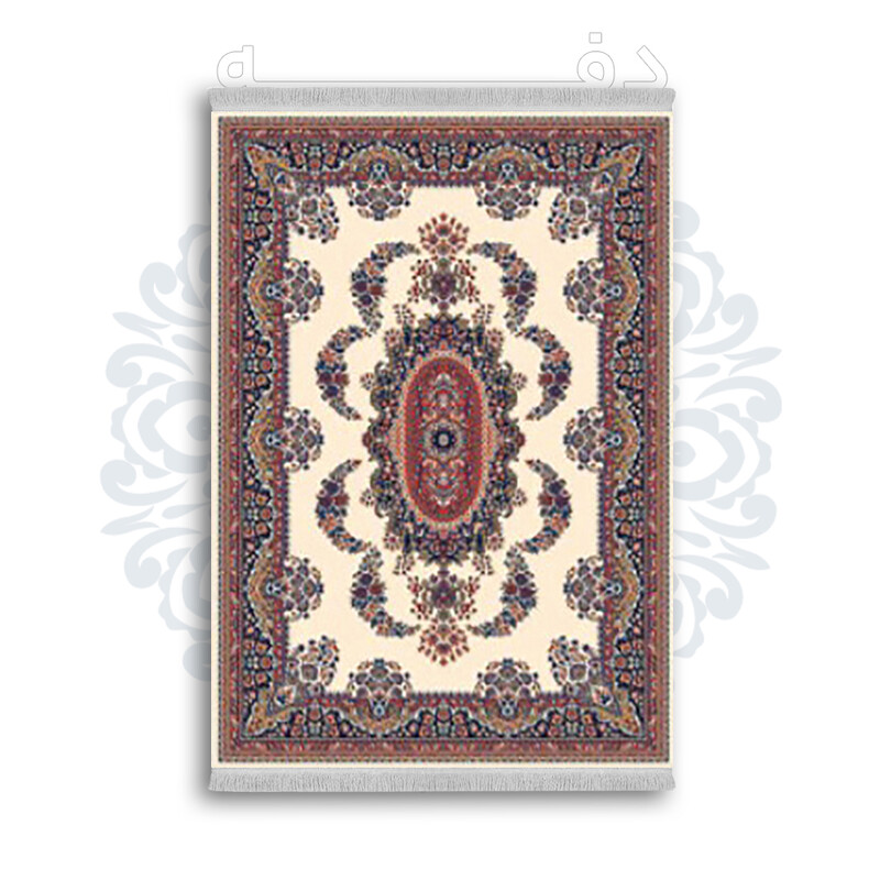 *جدید* فرشینه از جنس پارچه شانل مخمل ترک طرح فانتزی برند دفه کد 1819