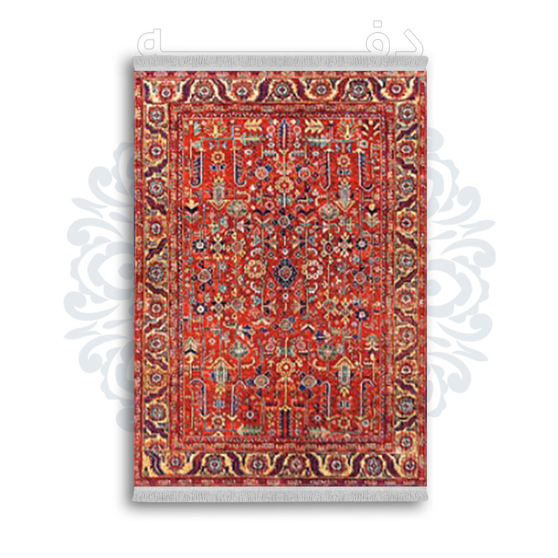 *جدید* فرشینه از جنس پارچه شانل مخمل ترک طرح فانتزی برند دفه کد 1844