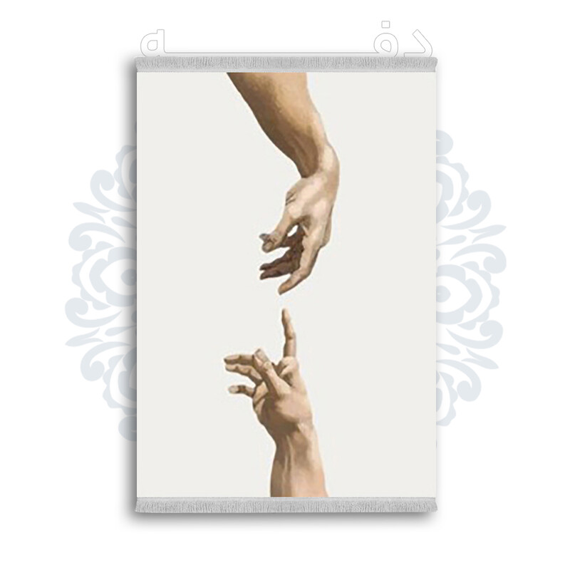 *جدید* فرشینه از جنس پارچه شانل مخمل ترک طرح فانتزی برند دفه کد 2295