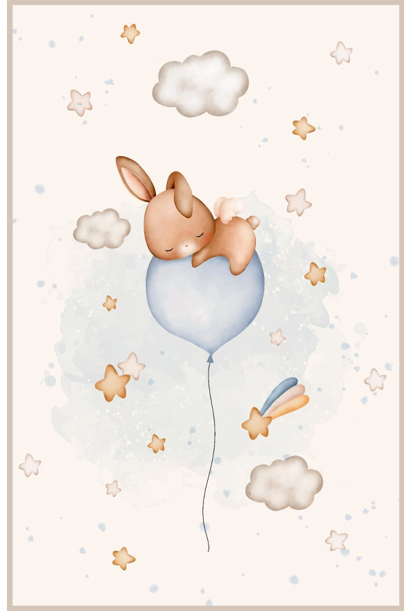 فرشینه و قالیچه فانتزی مناسب اتاق کودک برند دفه کد 692