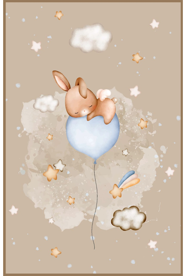 فرشینه و قالیچه فانتزی مناسب اتاق کودک برند دفه کد 693