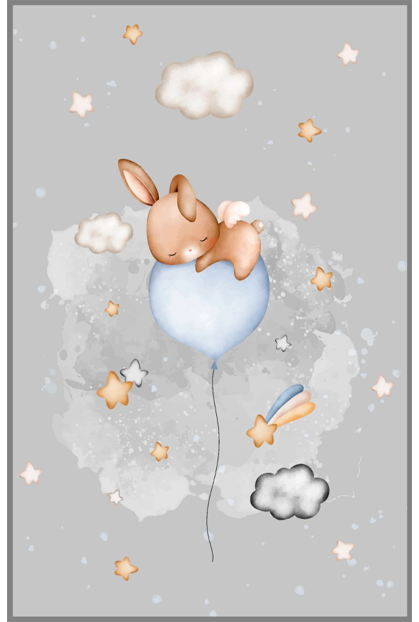 فرشینه و قالیچه فانتزی مناسب اتاق کودک برند دفه کد 694