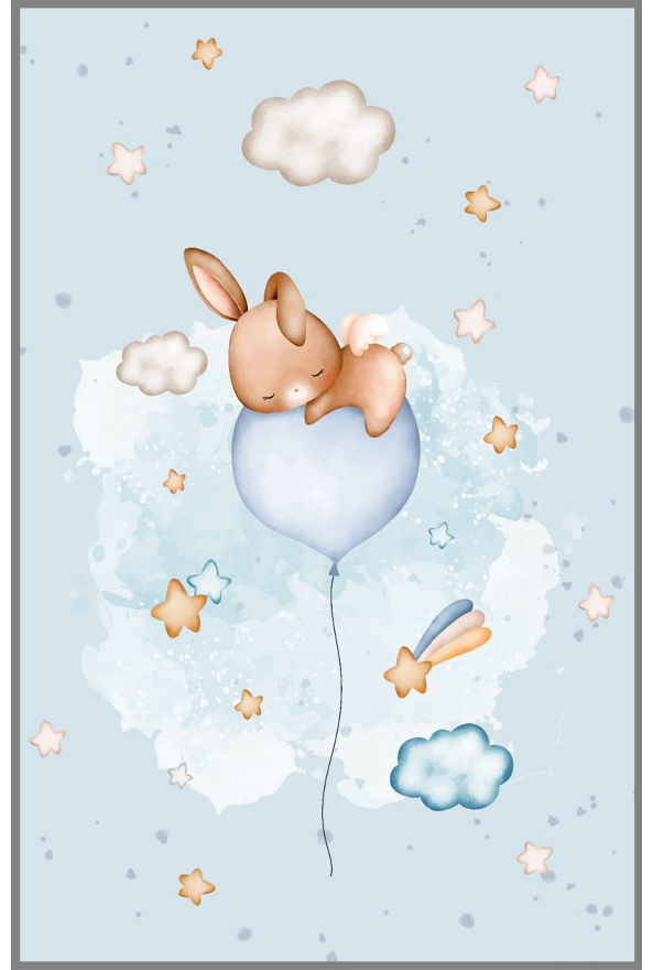 فرشینه و قالیچه فانتزی مناسب اتاق کودک برند دفه کد 695