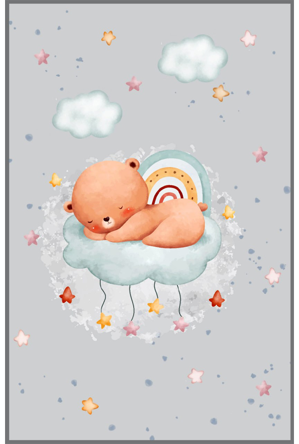 فرشینه و قالیچه فانتزی مناسب اتاق کودک برند دفه کد 698