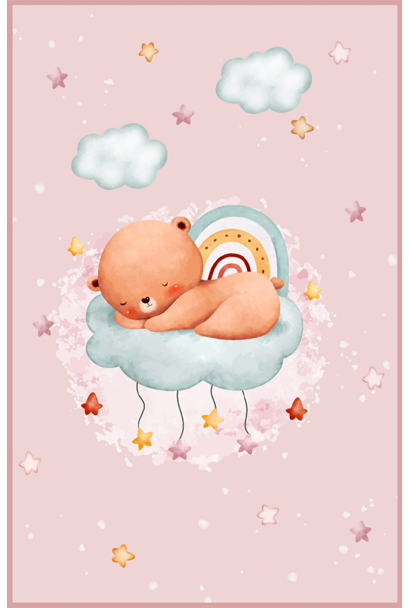 فرشینه و قالیچه فانتزی مناسب اتاق کودک برند دفه کد 700