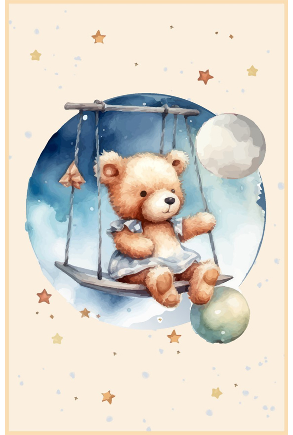 فرشینه و قالیچه فانتزی مناسب اتاق کودک برند دفه کد 702