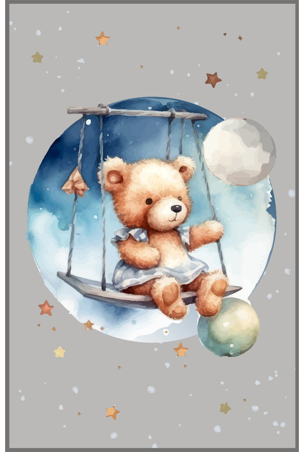 فرشینه و قالیچه فانتزی مناسب اتاق کودک برند دفه کد 703