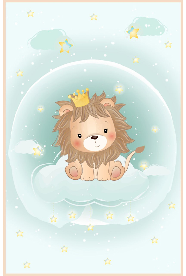 فرشینه و قالیچه فانتزی مناسب اتاق کودک برند دفه کد 705