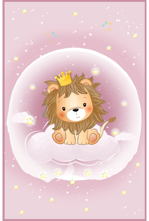 فرشینه و قالیچه فانتزی مناسب اتاق کودک برند دفه کد 706