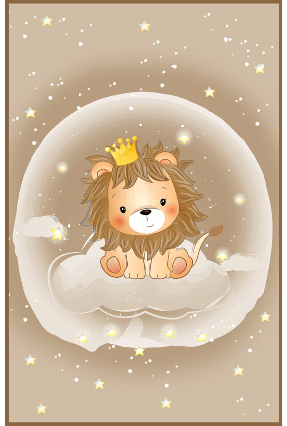 فرشینه و قالیچه فانتزی مناسب اتاق کودک برند دفه کد 707