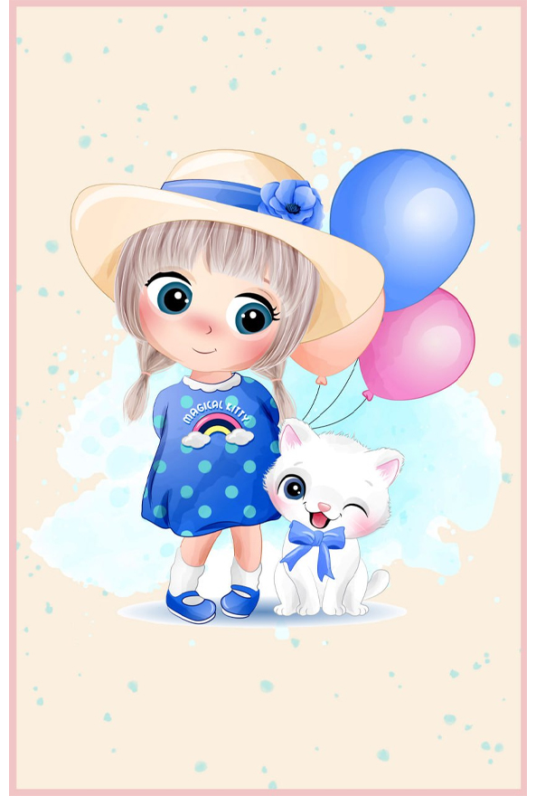 فرشینه و قالیچه فانتزی مناسب اتاق کودک برند دفه کد 708