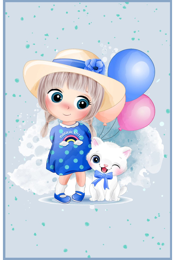 فرشینه و قالیچه فانتزی مناسب اتاق کودک برند دفه کد 711