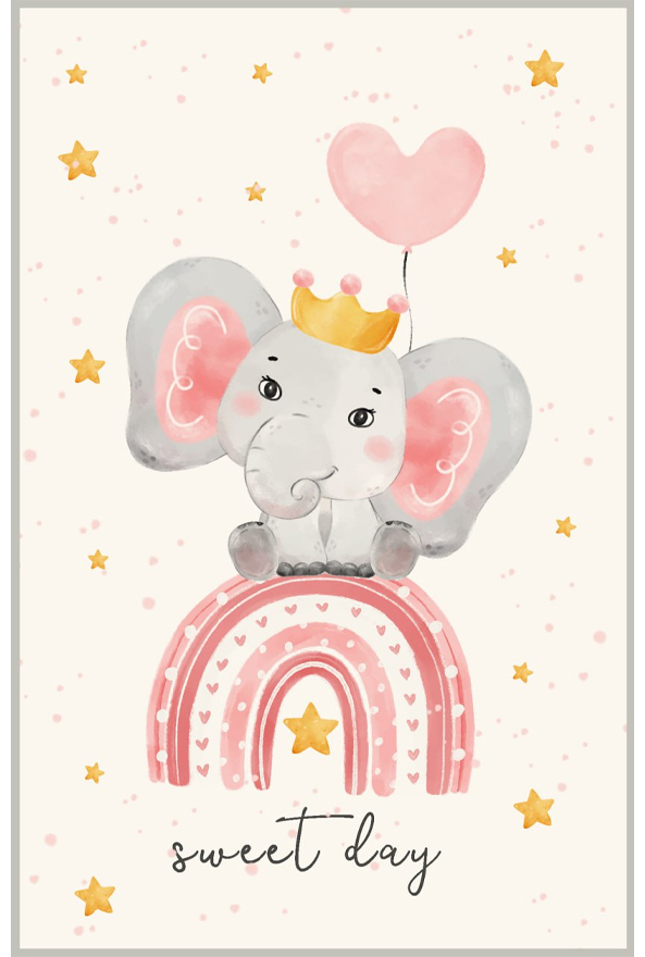 فرشینه و قالیچه فانتزی مناسب اتاق کودک برند دفه کد 713