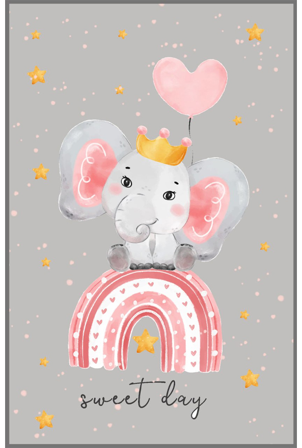 فرشینه و قالیچه فانتزی مناسب اتاق کودک برند دفه کد 714