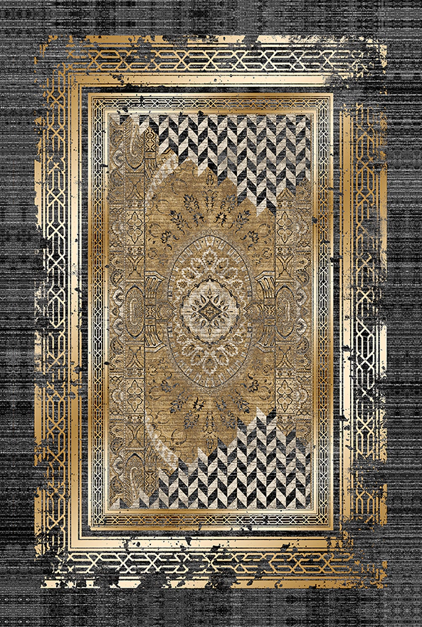 فرشینه و قالیچه کلاسیک مناسب حال و پذیرایی برند دفه کد 1383