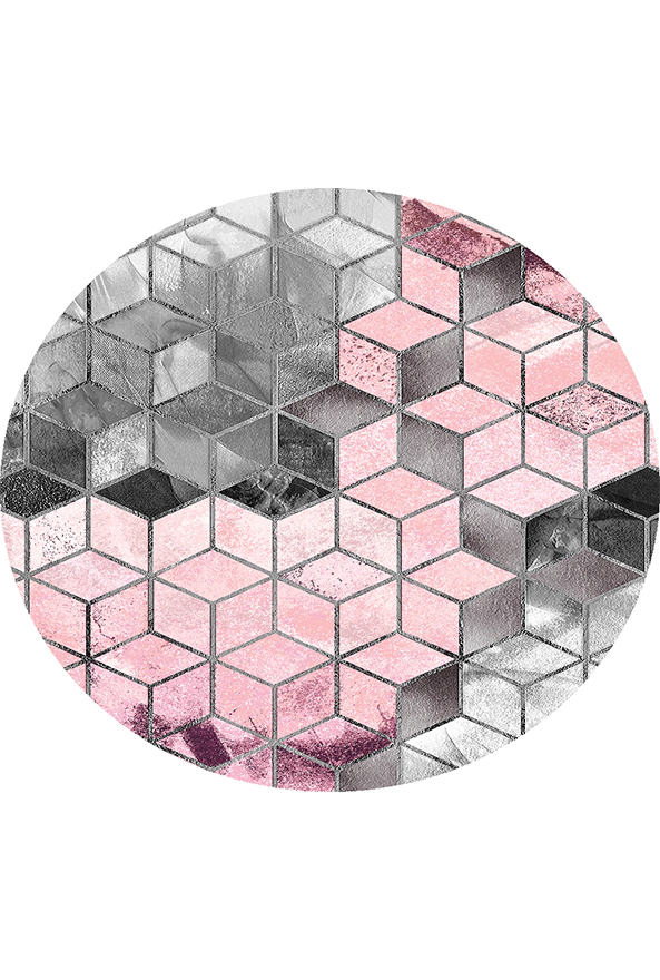 فرشینه گرد مدرن مناسب حال و پذیرایی برند دفه کد 1412