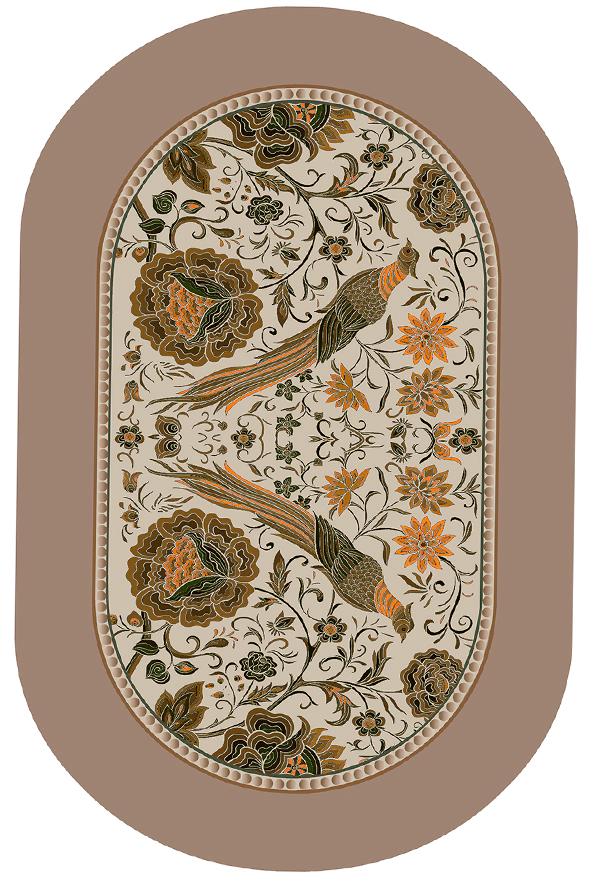 پادری بیضی مدرن مناسب حال و پذیرایی کد 1457