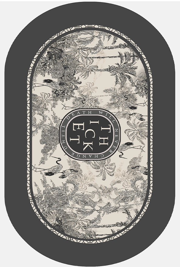 پادری بیضی مدرن مناسب حال و پذیرایی کد 1463