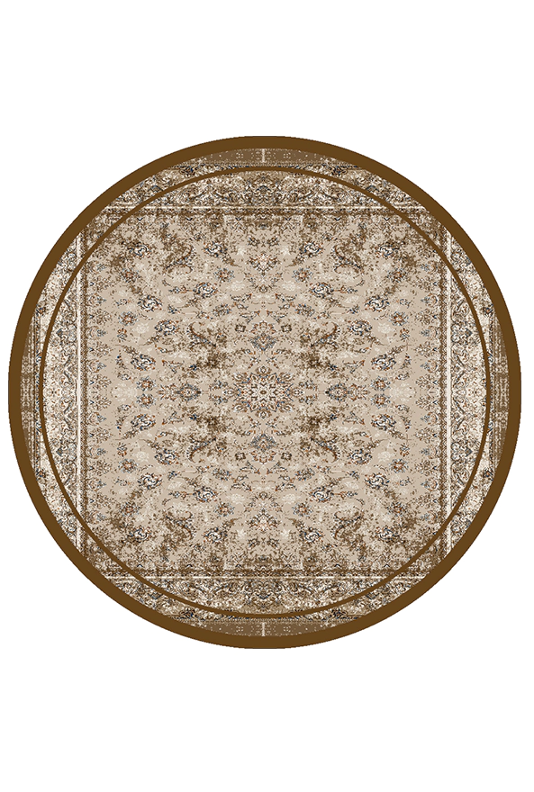 فرشینه گرد مدرن مناسب حال و پذیرایی برند دفه کد 1493