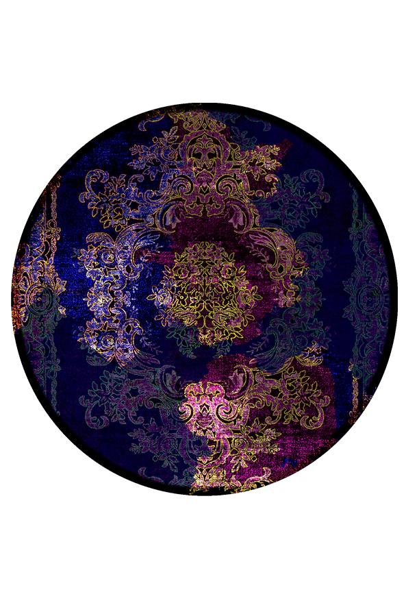 فرشینه گرد مدرن مناسب حال و پذیرایی برند دفه کد 1496