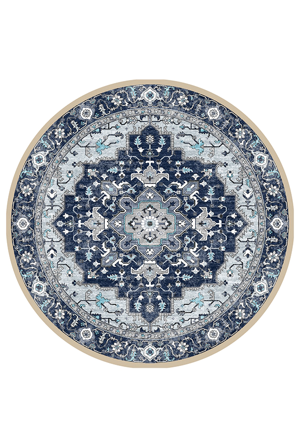 فرشینه گرد مدرن مناسب حال و پذیرایی برند دفه کد 1498