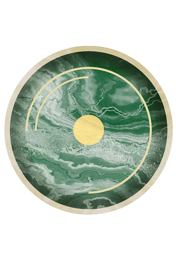 فرشینه گرد مدرن مناسب حال و پذیرایی برند دفه کد 1518