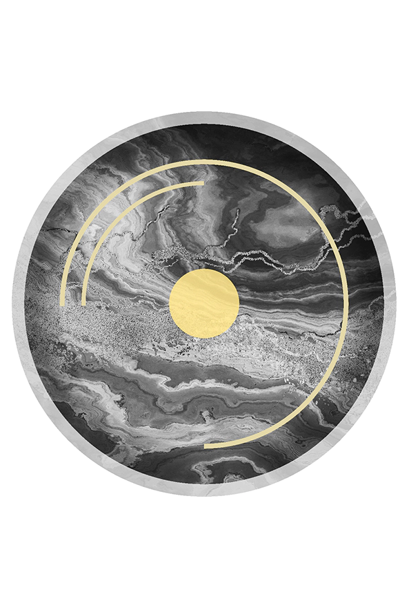 فرشینه گرد مدرن مناسب حال و پذیرایی برند دفه کد 1519