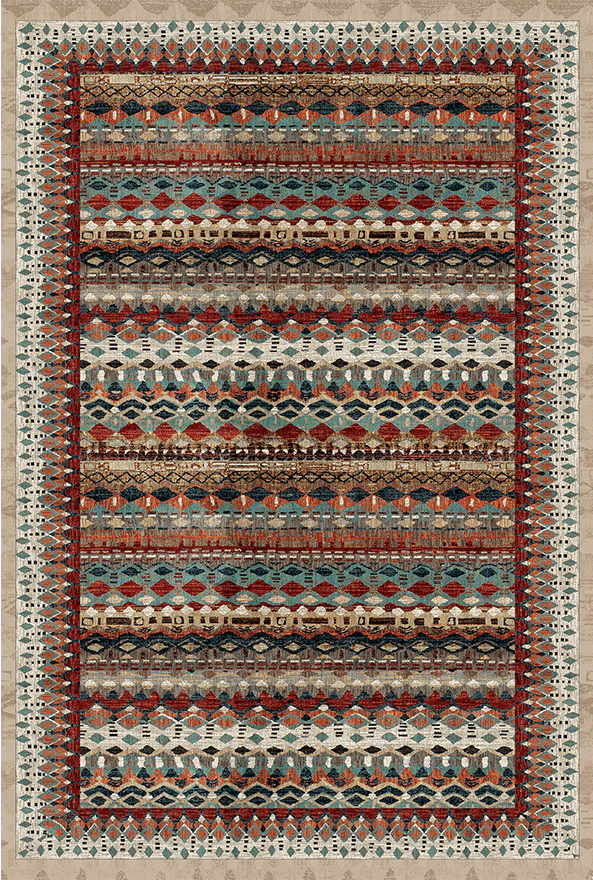 فرشینه و قالیچه طرح گلیم مناسب حال و پذیرایی برند دفه کد 1526